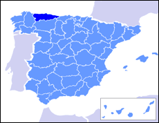 MAPA ASTURIAS