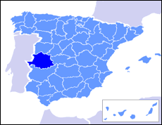 MAPA CACERES