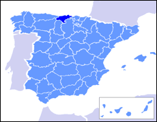 MAPA CANTABRIA