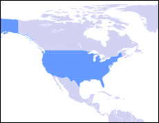 MAPA ESTADOS UNIDOS