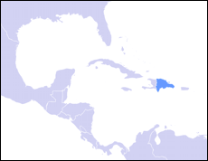 MAPA REPUBLICA DOMINICANA